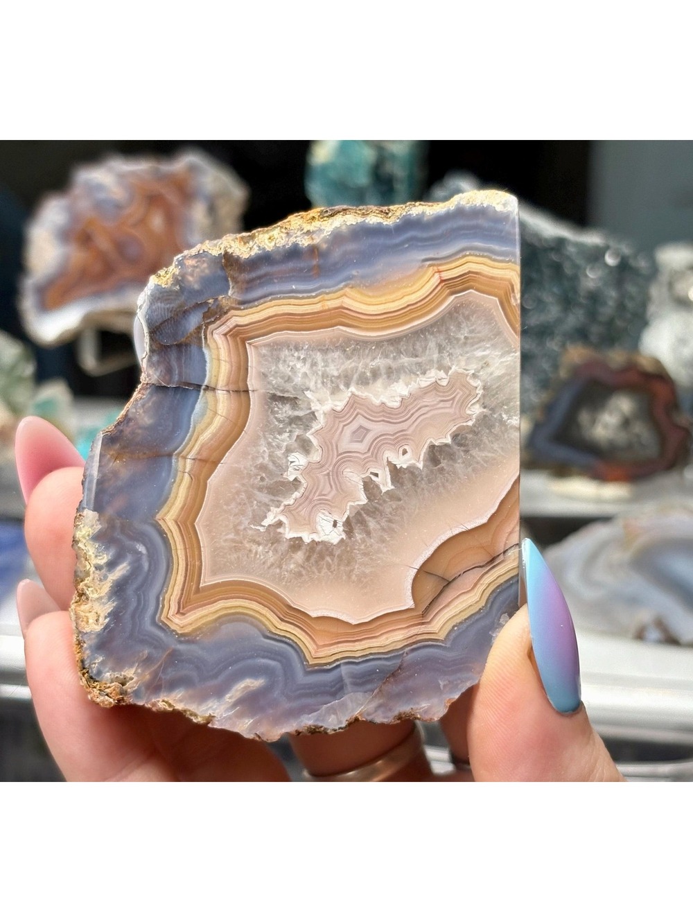Laguna Agate from Mexico | Polished Banded Agate Specimen